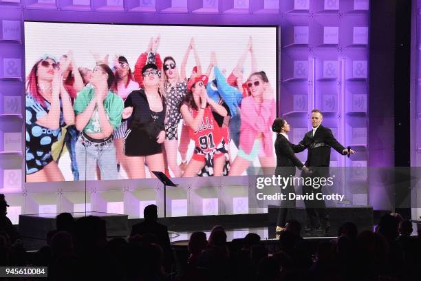 Atmosphere at the 29th Annual GLAAD Media Awards - Arrivals at The Beverly Hilton Hotel on April 12, 2018 in Beverly Hills, California.