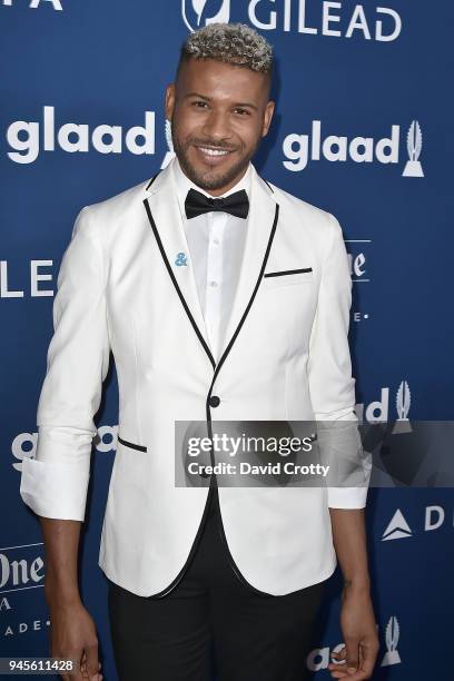 Jeffrey Bowyer Chapman attends the 29th Annual GLAAD Media Awards - Arrivals at The Beverly Hilton Hotel on April 12, 2018 in Beverly Hills,...