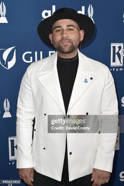 Parson James attends the 29th Annual GLAAD Media Awards - Arrivals at The Beverly Hilton Hotel on April 12, 2018 in Beverly Hills, California.