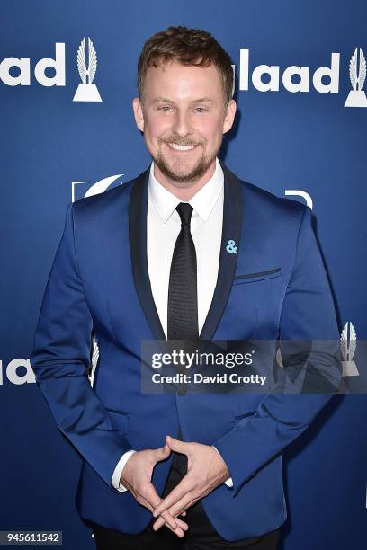Stephen Guarino attends the 29th Annual GLAAD Media Awards - Arrivals at The Beverly Hilton Hotel on April 12, 2018 in Beverly Hills, California.