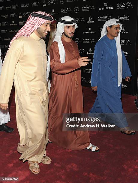 Sheikh Majid Bin Mohammed Bin Rashid Al Maktoum attends the Closing Night and Award Ceremony of the 6th Annual Dubai International Film Festival held...