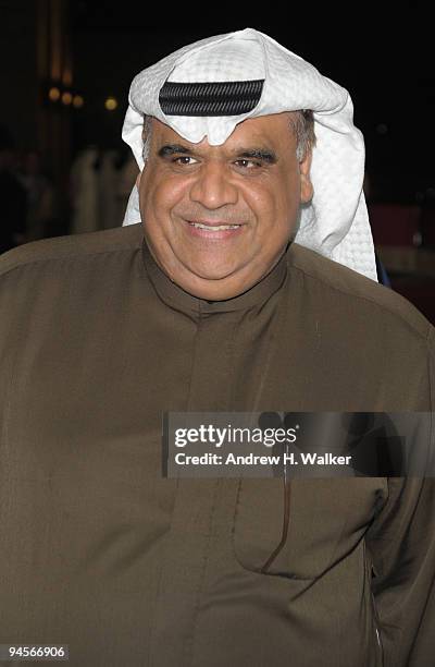 Actor Dawood Hussein attends the Closing Night Award Ceremony at the 6th Annual Dubai International Film Festival held at the Madinat Jumeriah...