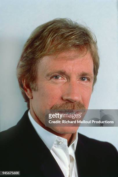 American actor Chuck Norris is in town to attend the Cannes Film Festival, 18th May 1988.