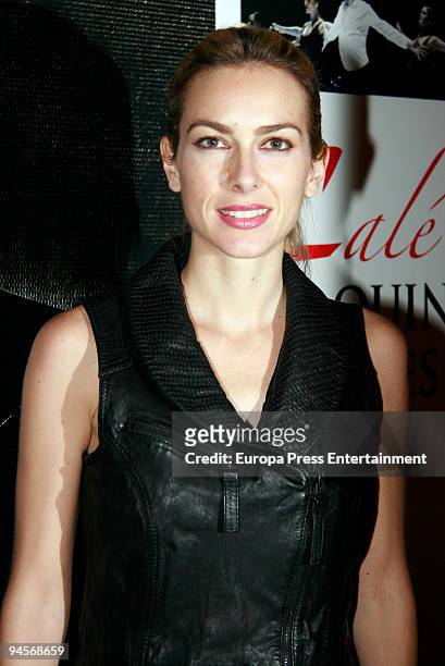 Kira Miro attends the premiere of 'Cale', the new flamenco show by the Spanish dancer Joaquin Cortes on December 16, 2009 in Madrid, Spain.