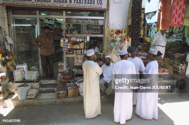 SOUK, MATRAH, MASCATE, SULTANAT D'OMAN.