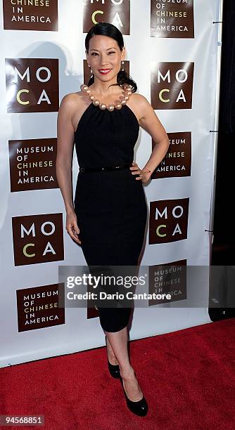 Actress Lucy Liu attends the Museum of Chinese in America 30th Anniversary Gala at Capitale on December 16, 2009 in New York City.