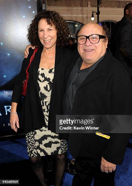 Actors Rhea Perlman and Danny DeVito arrive at the premiere of 20th Century Fox's "Avatar" at the Grauman's Chinese Theatre on December 16, 2009 in...