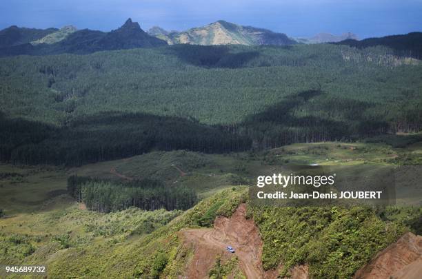 VALLEES, NUKU HIVA, ILES MARQUISES, POLYNESIE FRANCAISE.