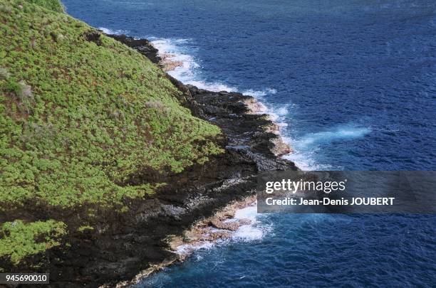 VOLCAN, NUKU HIVA, ILES MARQUISES, POLYNESIE FRANCAISE.