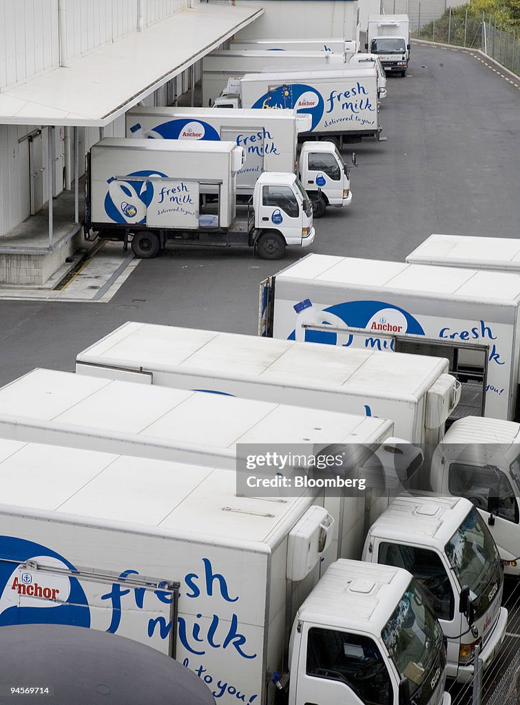 Fonterra Cooperative Group Ltd.'s Anchor Milk delivery truck