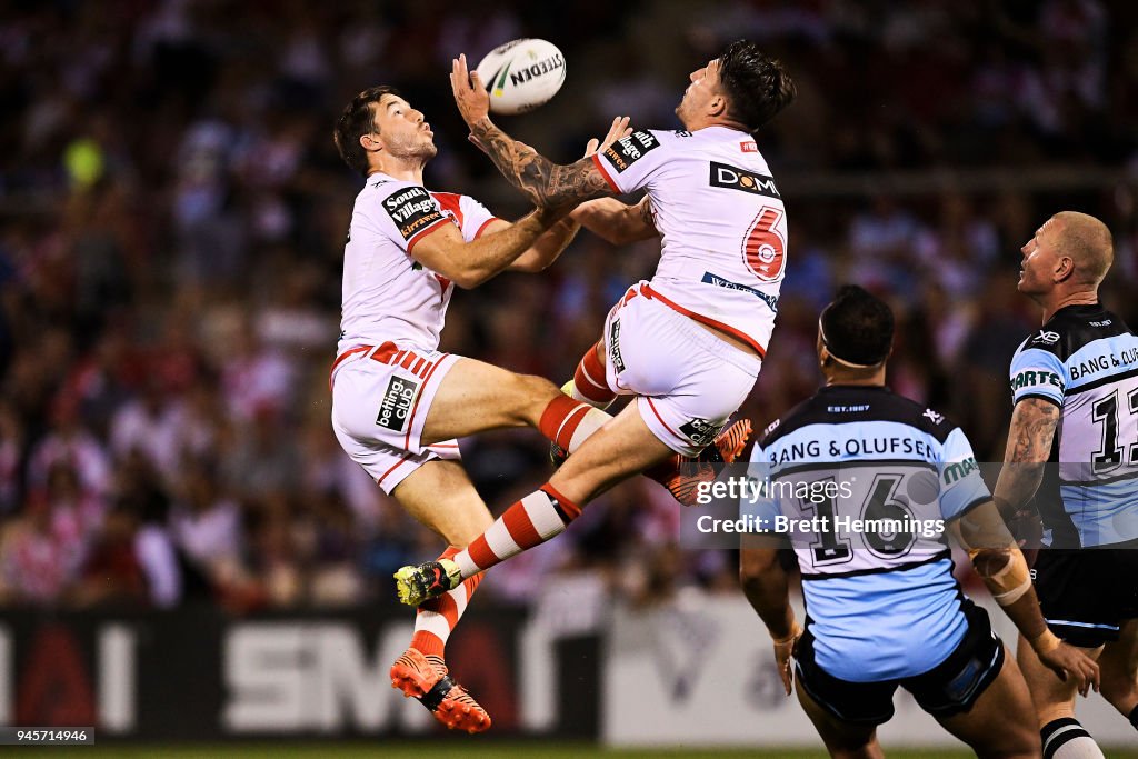 NRL Rd 6 - Dragons v Sharks