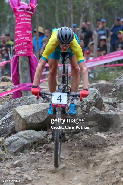 Daniel McCONNELL during the Men's Cross Country Mountain Biking on April 12th 2018