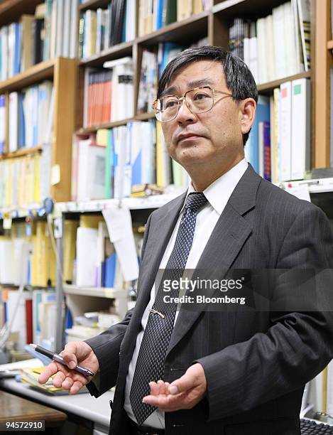 Ryo Matsumoto, professor of earth and planetary science at the University of Tokyo, speaks during an interview in Tokyo, Japan, on Thursday, Oct. 1,...