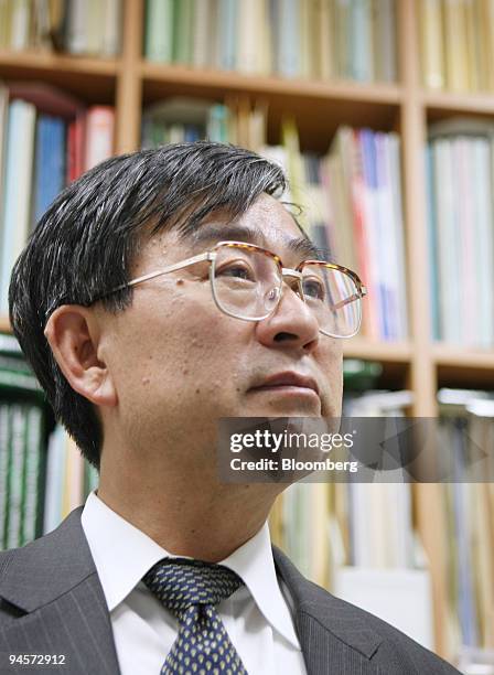 Ryo Matsumoto, professor of earth and planetary science at the University of Tokyo, speaks during an interview in Tokyo, Japan, on Thursday, Oct. 1,...