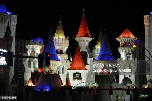 HOTEL EXCALIBUR SUR LE STRIP LAS VEGAS NEVADA ETATS-UNIS USA.