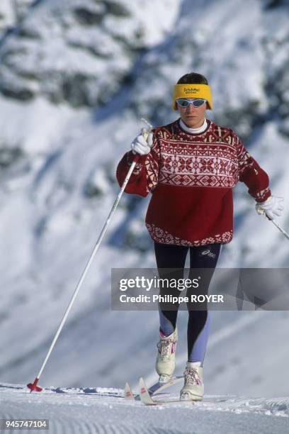 Femme, ski de fond, MR woman, crountry ski, MR.