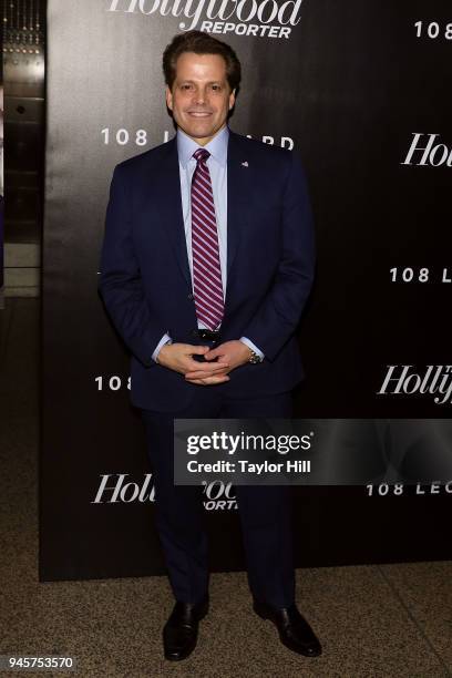 Anthony Scaramucci attends the 2018 The Hollywood Reporter's 35 Most Powerful People In Media at The Pool on April 12, 2018 in New York City.