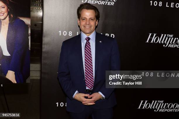 Anthony Scaramucci attends the 2018 The Hollywood Reporter's 35 Most Powerful People In Media at The Pool on April 12, 2018 in New York City.
