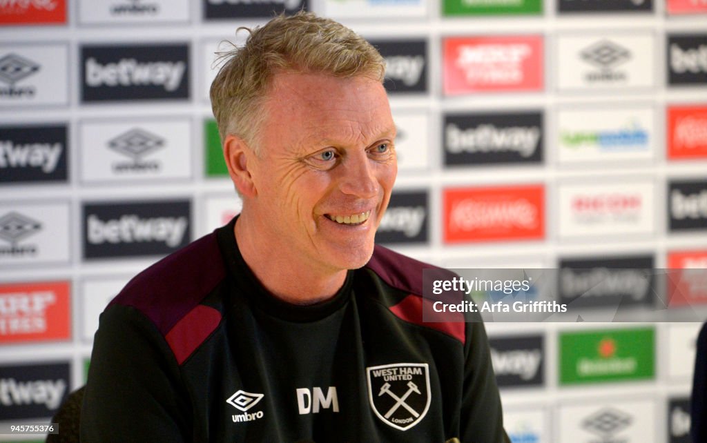 West Ham United Training and Press Conference