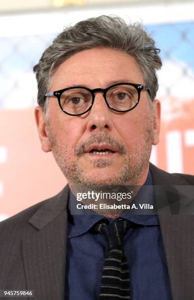 Sergio Castellitto attends 'Il Tuttofare' photocall at St Regis Hotel on April 13, 2018 in Rome, Italy.