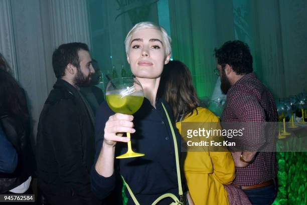 Elsa Muse attends Villa Schweppes Party 2018 At Hotel De Salomon De Rothschild on April 12, 2018 in Paris, France.