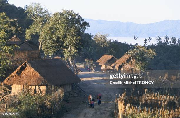 HMONG VILLAGE, LAOS.