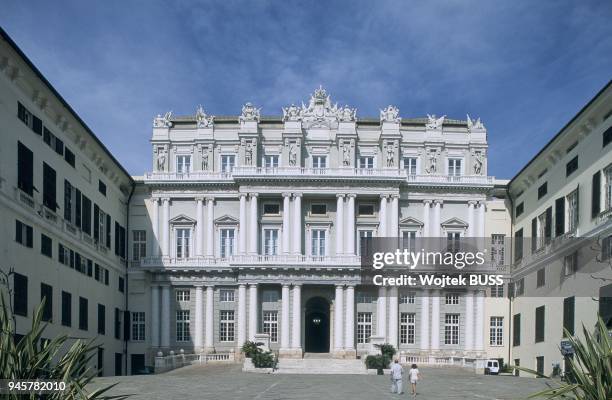 PALAZZO DUCALE, G MATTEOTTI SQUARE, GENOA, LIGURIA, ITALY.