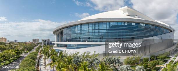 les marlins stadium - blue marlin photos et images de collection