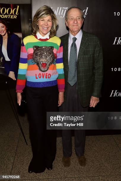 Jamee Gregory and Peter Gregory attend the 2018 The Hollywood Reporter's 35 Most Powerful People In Media at The Pool on April 12, 2018 in New York...