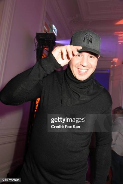 Cut Killer attends Villa Schweppes Party 2018 At Hotel De Salomon De Rothschild on April 12, 2018 in Paris, France.