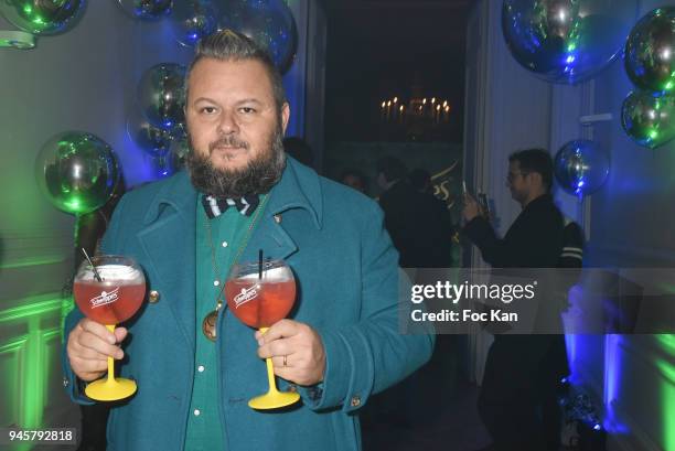 Greg Boust attends Villa Schweppes Party 2018 At Hotel De Salomon De Rothschild on April 12, 2018 in Paris, France.