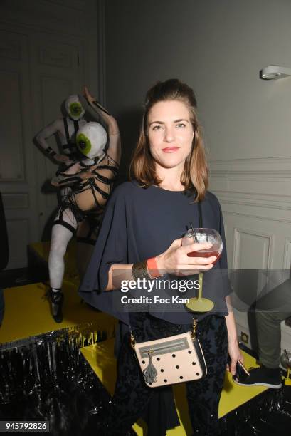 MMarion Boucard attends Villa Schweppes Party 2018 At Hotel De Salomon De Rothschild on April 12, 2018 in Paris, France.