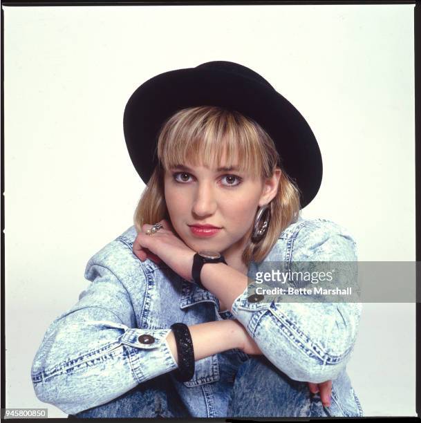 Singer-songwriter Deborah Gibson is photographed on January 12, 1988 in New York City.