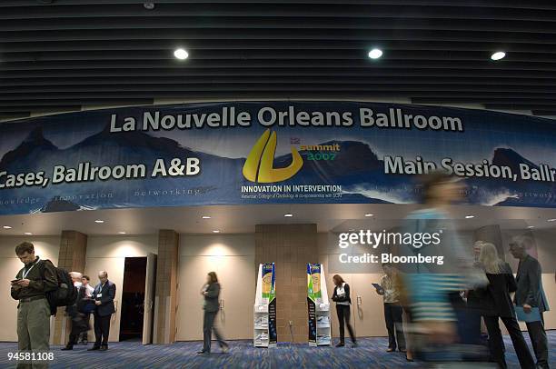 La Nouvelle Orleans Ballroom at the Morial Convention Center is readied, March 24 to host both the live case presentations and main sessions at the...