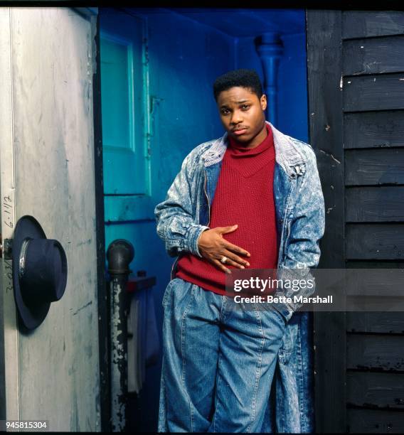 Actor Malcolm-Jamal Warner is photographed circa 1987 in New York City.