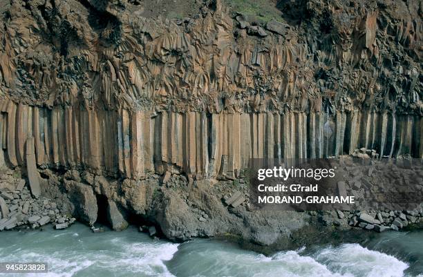 Columnar basalt. Colonnes de Basalte.