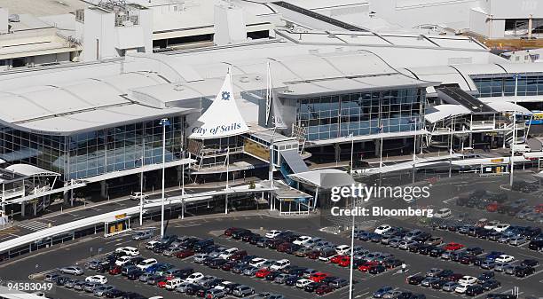 Cars are parked in the parking lot at Auckland International Airport in Auckland, New Zealand, on Thursday, Oct. 4, 2007. Auckland International...