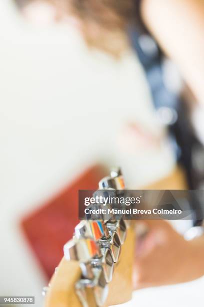 guitar chords - guitar pick stock pictures, royalty-free photos & images