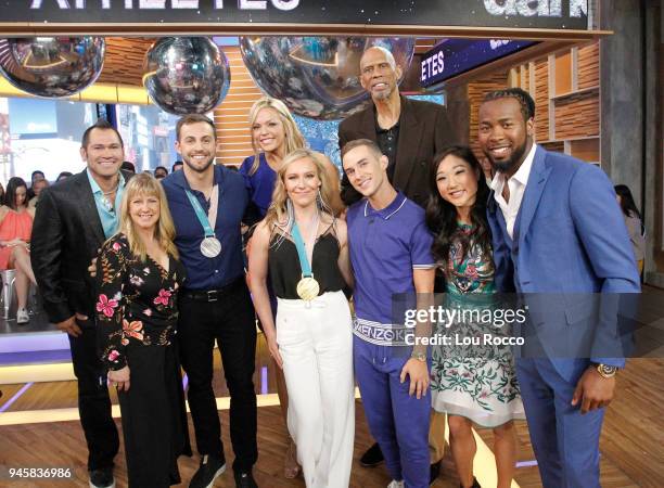 The cast of "Dancing with the Stars: Athletes" is announced live on "Good Morning America," Friday, April 13 airing on the Walt Disney Television via...