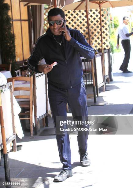 Kenneth 'Babyface"Edmonds is seen on April 12, 2018 in Los Angeles, CA.