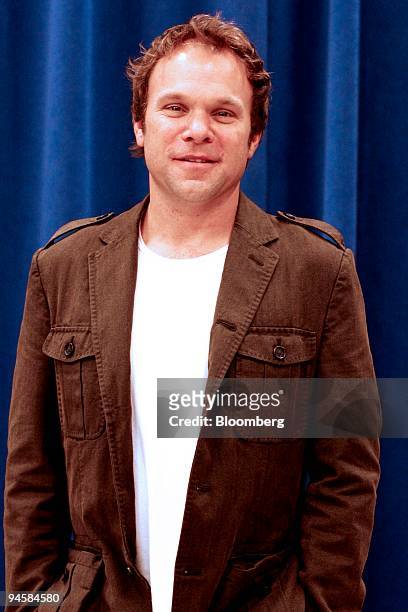 Norbert Leo Butz, an actor who plays the part of Jean-Francois Millet in "Is He Dead?" a play written by Mark Twain in 1898, poses in New York, U.S.,...