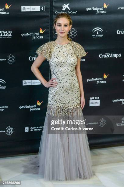 Charlotte Vega attends Opening Day - Red Carpet - Malaga Film Festival 2018 on April 13, 2018 in Malaga, Spain.