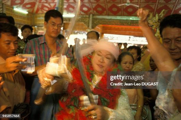 The Nat Taungbyon Festival takes place in Myanmar but once every three years. It gathers crowds of hundreds of men and women of all ages who have...