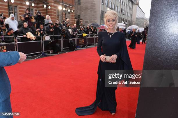 Tracie Bennett attends The Olivier Awards with Mastercard at Royal Albert Hall on April 8, 2018 in London, England.