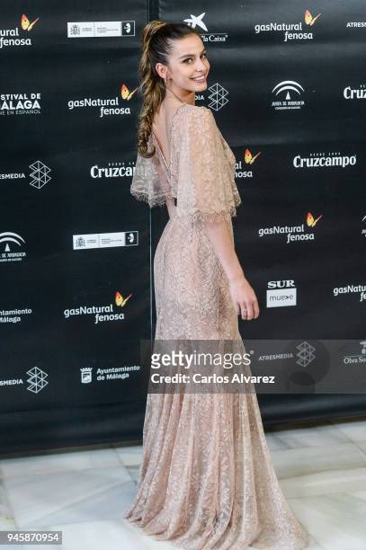 Alicia Medina attends Opening Day - Red Carpet - Malaga Film Festival 2018 on April 13, 2018 in Malaga, Spain.