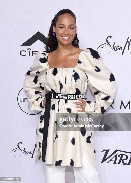 Alicia Keys attends Variety's Power Of Women: New York at Cipriani Wall Street on April 13, 2018 in New York City.