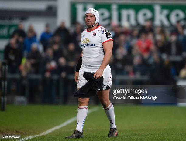 Belfast , United Kingdom - 13 April 2018; Rory Best of Ulster during the Guinness PRO14 Round 20 match between Ulster and Ospreys at Kingspan Stadium...