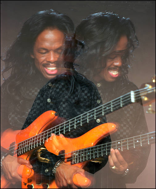 Musician and bassist for Earth, Wind & Fire, Verdine White is photographed 1998 in New York City.