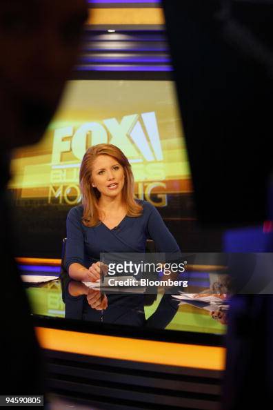 Anchor Jenna Lee speaks on-air during the debut of the Fox Business... News  Photo - Getty Images