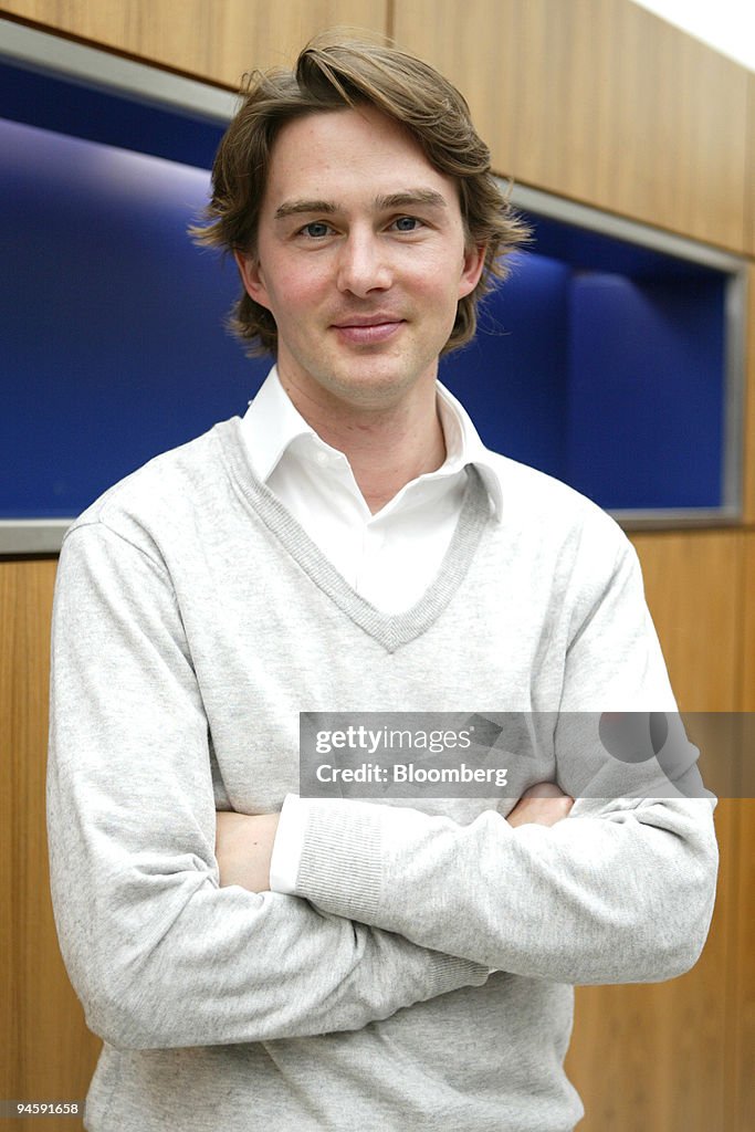 Daniel Giersch poses after an interview at Heathrow airport, U.K., on Daniel Giersch poses after an interview at Heathrow airport, U.K., on